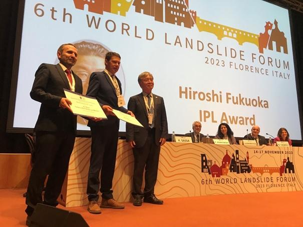International Consortium on Landslides - konference Florencie-Hiroshi Fukuoka Award