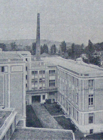 Pohled z věže na východ Ústav pro vědecký výzkum uhlí, 1930