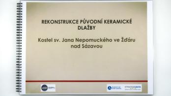 Obrazová publikace: „Rekonstrukce původní keramické dlažby. Kostel sv. Jana Nepomuckého ve Žďáru nad Sázavou